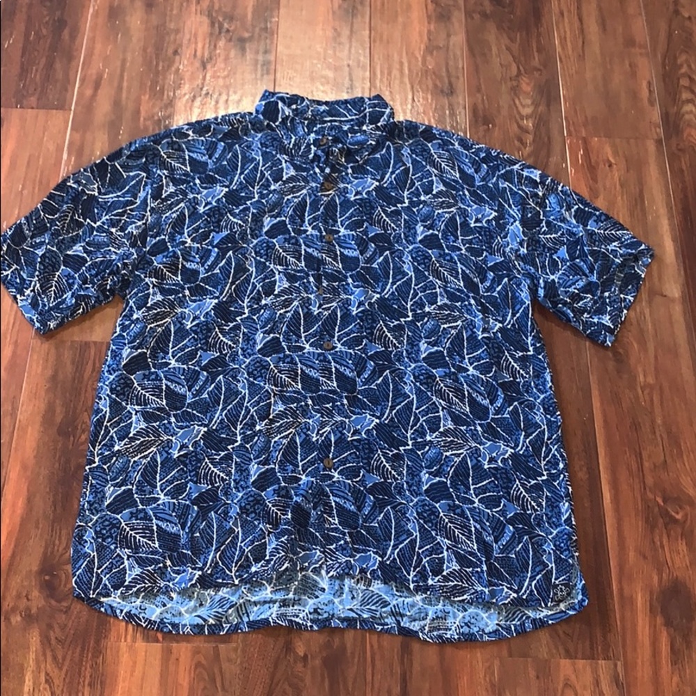 Mad Gringo blue Hawaiian shirt men’s extra large